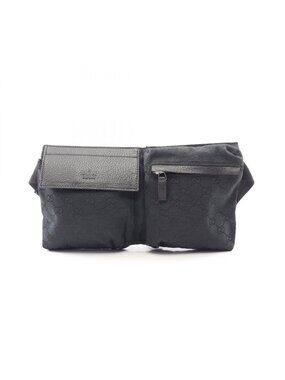 Gucci Waist Bag GG Canvas Black